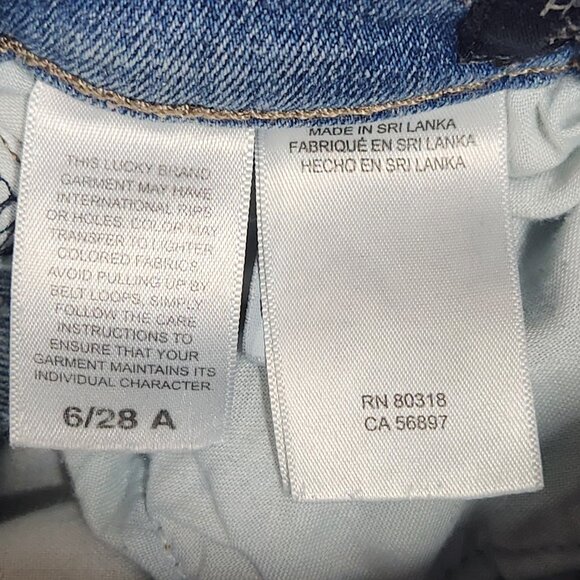 Lucky Brand Los Angeles Womens 6/28 Skinny Ankle Jeans - Picture 5 of 7